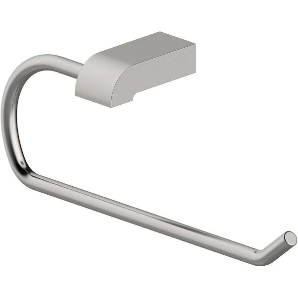 Gareth Ashton Park Avenue Guest Towel Ring Brushed Nickel