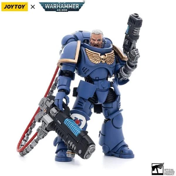 Warhammer Collectibles 1/18 Scale Ultramarines Hellblasters Sergeant Ulaxes