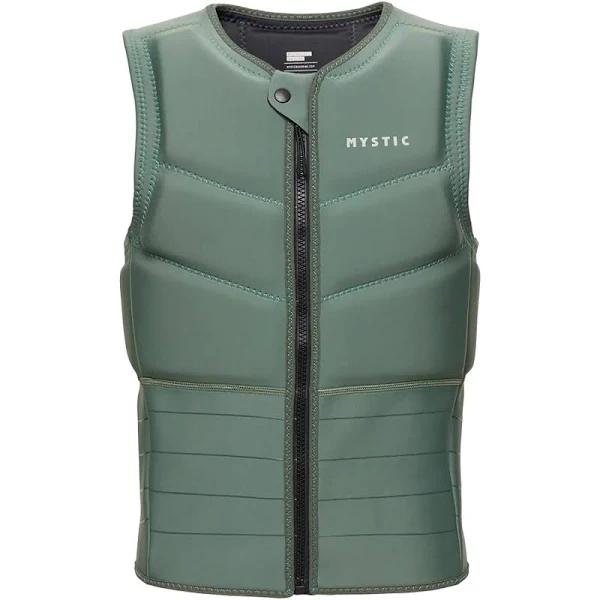 Mystic Mens 2024 Star Front Zip Impact Vest - Dark Olive