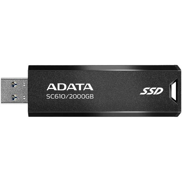 ADATA SC610 2TB Portable External SSD Retractable USB