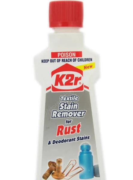 K2R Textile Stain Remover for Rust & Deodorant Stains 50ml