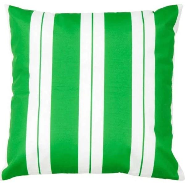 Fab Habitat Marella Green and White Outdoor Cushion 50x50cm