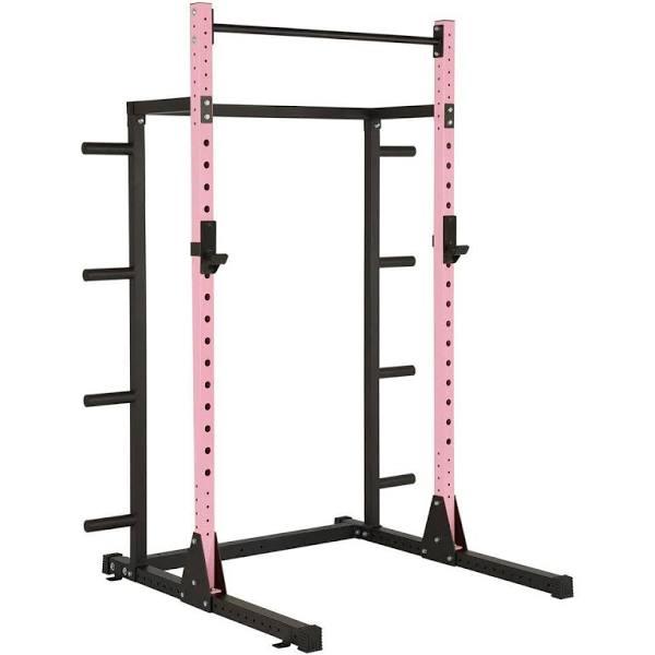 ATTIVO Half Power Rack - HR2300 | Gym Plus Australia Pink / HR2300 Rack with Storage System