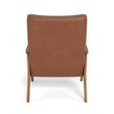 Penny Leather Armchair Nutmeg by Freedom