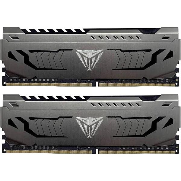 Patriot Viper Steel Kit 32GB 2x16GB DDR4 3600MHz RAM Memory Silver