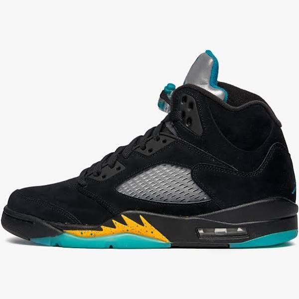 Air Jordan 5 Retro 'Aqua' Sneakers | Black | Men's Size 11.5