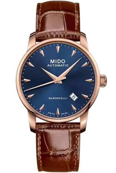 Mido Baroncelli Watch Rose Gold