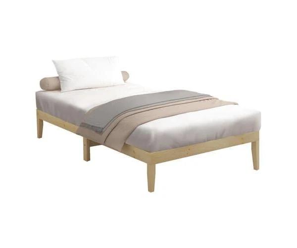 Oikiture Bed Frame King Single Wooden