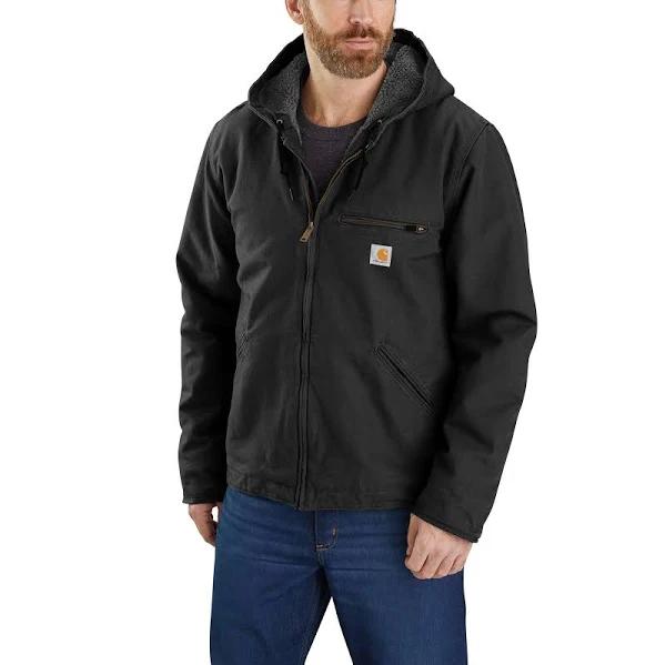 Carhartt Sherpa Lined, Textile Jacket , Color: Black , Size: M