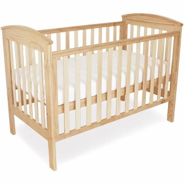 Babyhood Classic Curve Cot Natural