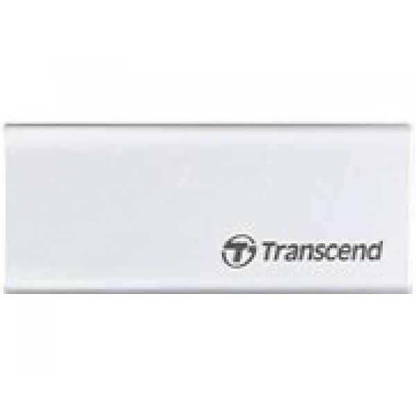 Transcend ESD260C 500 GB Portable Solid State Drive - External - Silver - USB