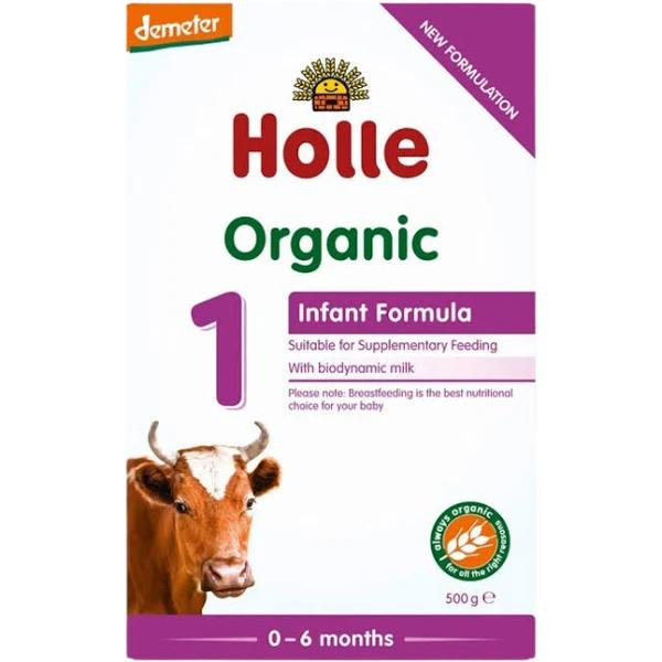 Holle Organic Cow Milk Infant Formula 1 with DHA 500g