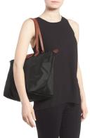 Longchamp Le Pliage Large Shoulder Tote Bag Black