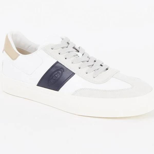 David Jones Tod's Sneakers in Smooth Leather and in Bianco. Odissea, Size 10.5 AU