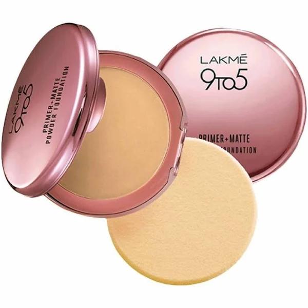 Lakme 9 To 5 Primer With Matte Powder Foundation Compact - Ivory Cream