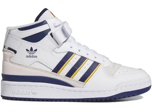 Adidas Forum Mid White Dark Blue Crew Yellow (Women's)