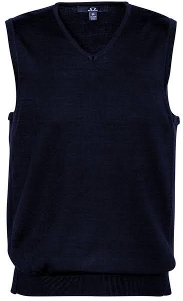 BizCare Mens Milano Vest WV619M Navy / L