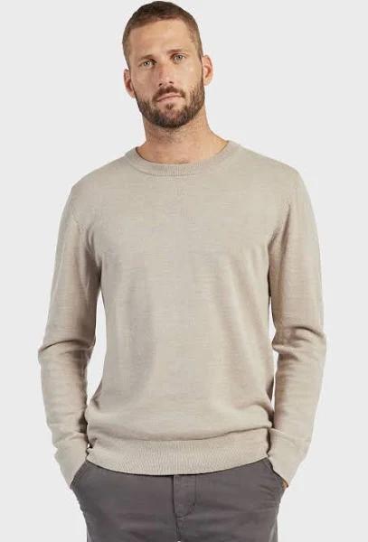 Academy Brand Academy Merino Crew in Warm Sand, Size XL