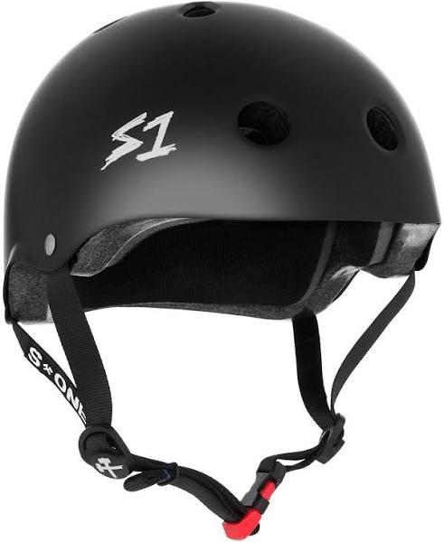 S1 Matt Black Mini Lifer Kids Skateboarding Helmet