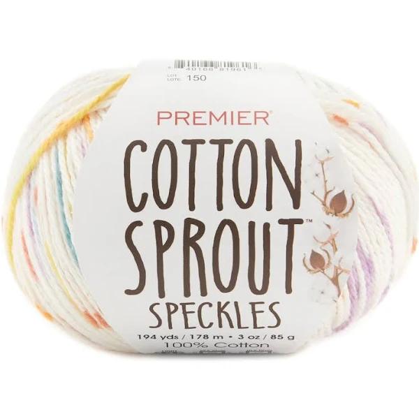 Premier Yarns Cotton Sprout Speckles Yarn - Sunny