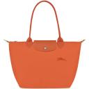 Longchamp Small Le Pliage Recycled Canvas Top Handle Bag Carrot