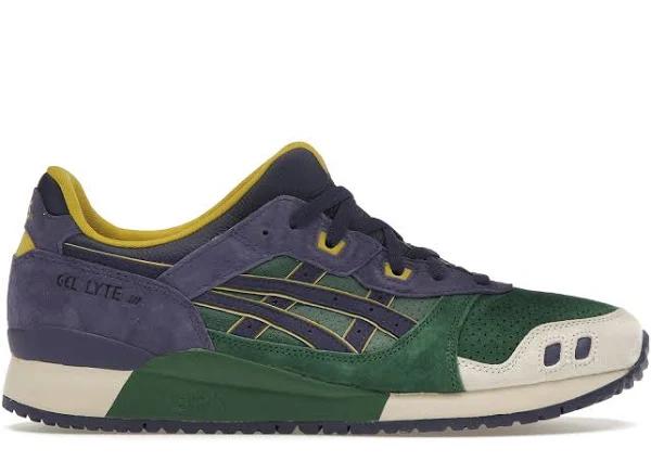 ASICS Green & Purple Gel-Lyte III OG Sneakers