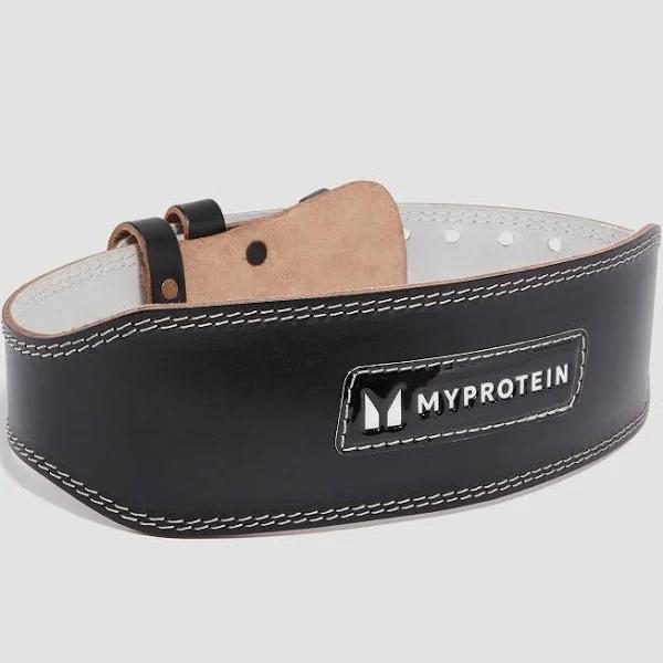 Myprotein Leather Lifting Belt - Black - Large (32-40 inch)