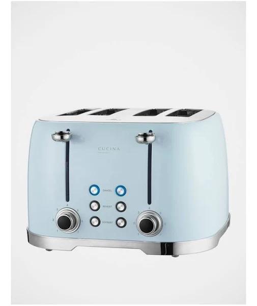 Cucina Prestigio Retro 4 Slice Toaster Blue CT003V Blue