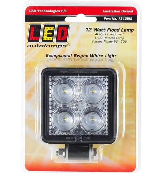 Led Autolamps 7312BM Flood/Reverse Lamp - Each