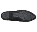 Womens Skechers Black Cleo Honeycomb Slip-on Canvas Shoes - Black