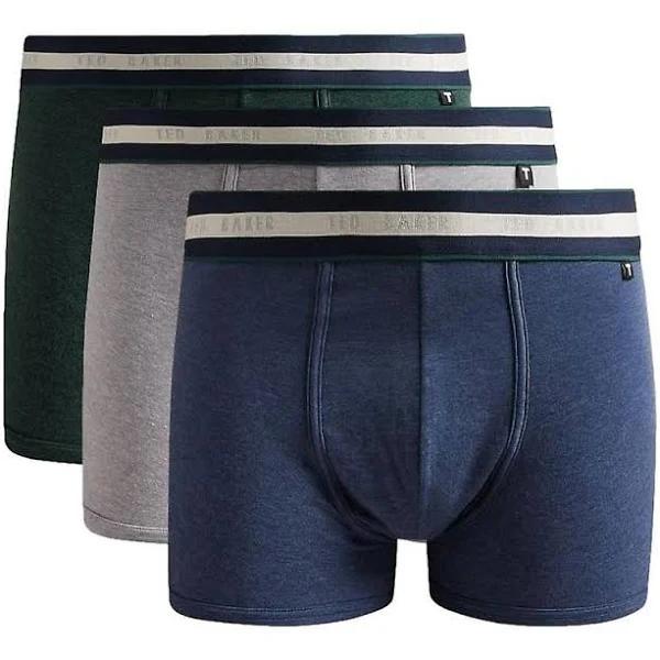 Ted Baker 3 Pack Boxer Briefs Denim M