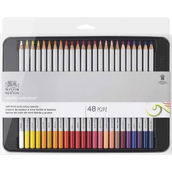 Winsor & Newton Studio Collection Coloured Pencils 48 Pack