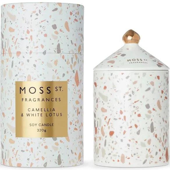 Moss ST Camellia & White Lotus Soy Candle - 320g