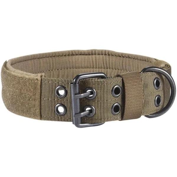 HOD Tactical Comfortable Tan Dog Collars - Medium