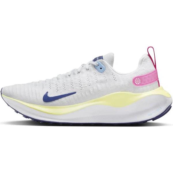 Nike React InfinityRN Flyknit 4 Womens Running Shoes White/Pink US 9.5