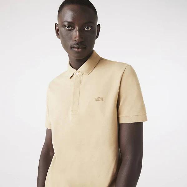 Lacoste Paris Stretch Polo Tan Beige S