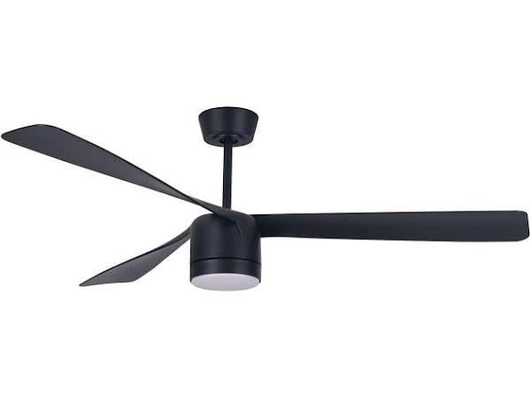 DC Ceiling Fan Peregrine Black With LED and Remote