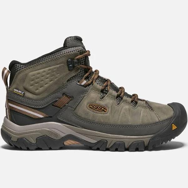 Keen Targhee III Wide WP Mid Men's Boot US 8 Black Olive Golden Brown