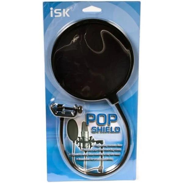 iSK SPS016 Studio Microphone Pop Filter / Diffuser - Clamps To Any Mic Stand