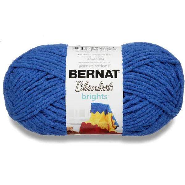 Bernat Blanket Brights Big Ball Yarn Royal Blue