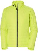 Helly Hansen Womens Sailing W Crew Insulator Jacket 2.0, Sunny Lime - 379 Sunny Lime | Size XL