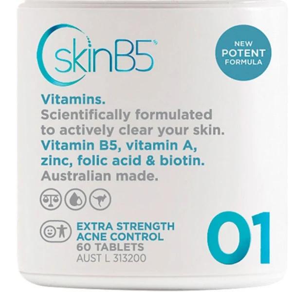 SkinB5 Extra Strength Acne Control - 60 Tablets