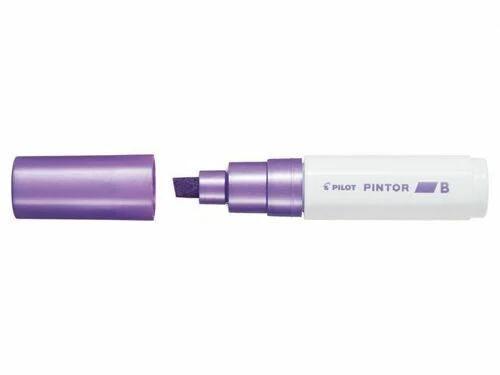 Pilot 611970 Pintor Paint Marker Broad Chisel Tip Metallic Violet