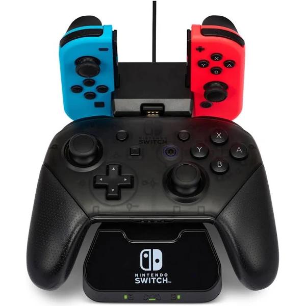 PowerA Controller Charging Base For Nintendo Switch Black