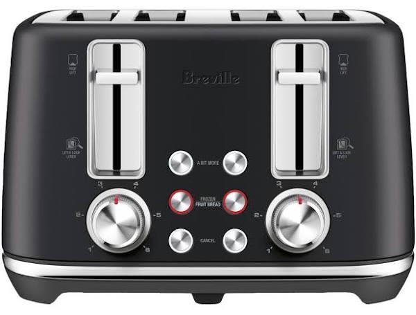 Breville The ToastSet 4 Slice Toaster - Black LTA842MTB