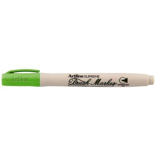 Artline Supreme Brush Marker Yellow Green