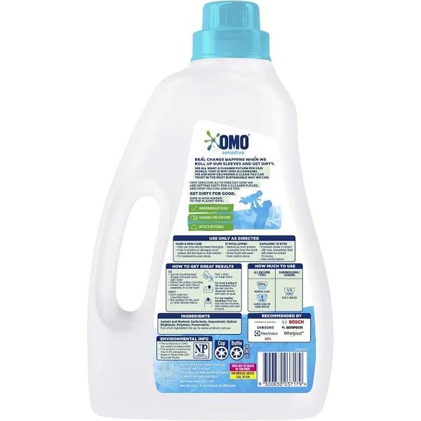 Omo Sensitive Laundry Liquid Detergent Front & Top Loader 2L