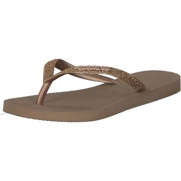 Havaianas Slim Glitter Gold Sandals