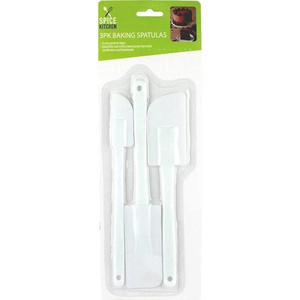 Plastic Baking Spatulas - 3pk