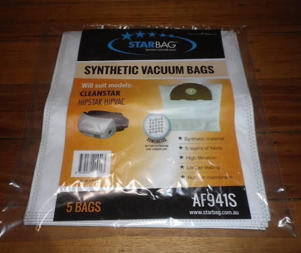 Cleanstar hipStar Hipvac Synthetic Vacuum Cleaner Dust Bags (Af941 S)